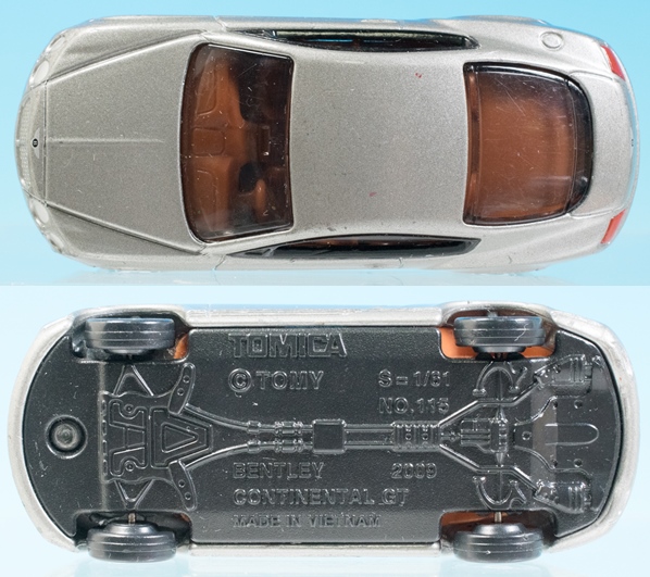 レビュー マッチボックス&トミカ ベントレー コンチネンタルGT