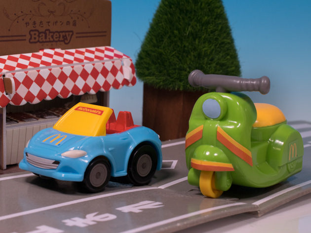 チョロQ ワーゲンバス風 マクドナルド ハッピーセット マックトイ ハッピーセット チョロQ 第2弾 空の乗り物チョロQ 4種 開封