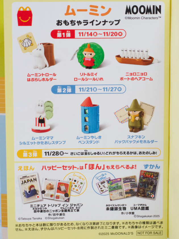 レビュー マクドナルド ハッピーセット ムーミン（2025
