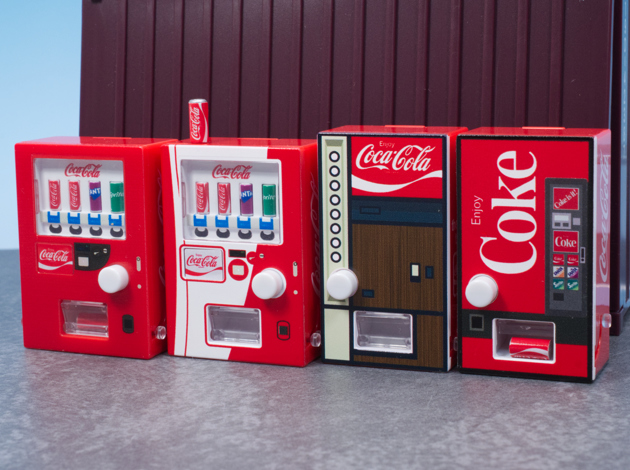 レビュー バンダイガシャポン コカ・コーラ ミニチュア自動販売機