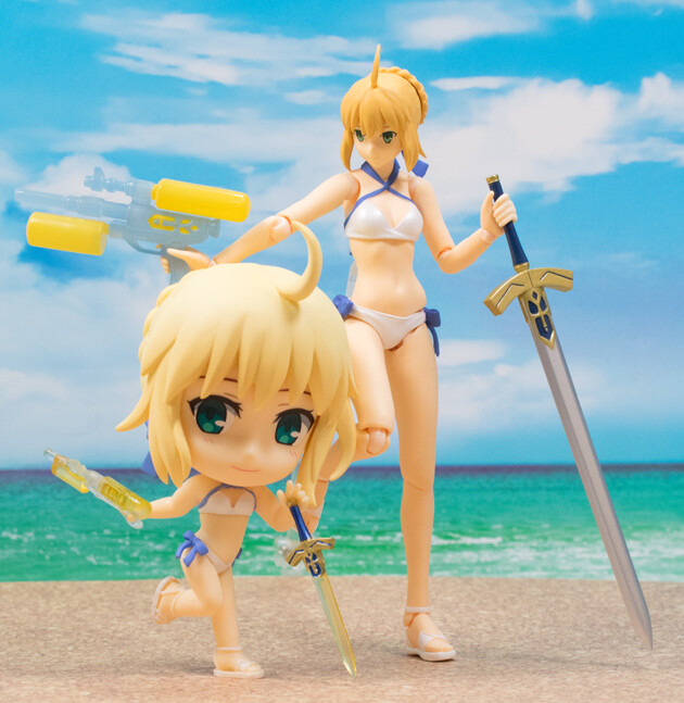 fate grand order アーチャー　アルトリア　水着フィギュア　fgo FGO】アーチャー/アルトリアの水着フィギュアが可愛いすぎる