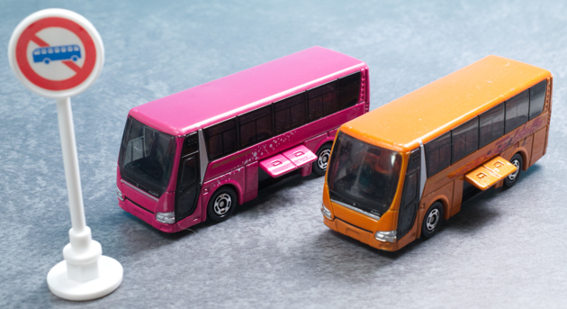 レビュー トミカ標識セット4「三菱ふそうエアロクィーン」 : ミニカー沼