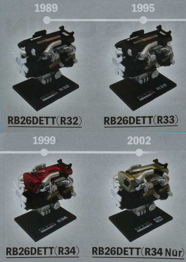 レビュー トイズキャビン カプセルトイ 1/24 日産RB26DETT