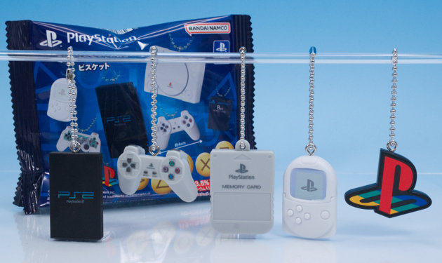 レビュー バンダイ食玩 PlayStation ミニチュアチャーム付きビスケット