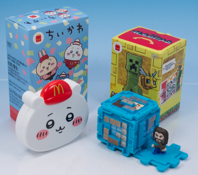 レビュー マクドナルド ハッピーセット「ちいかわ」「マインクラフト ザ・ムービー」（2025）その2