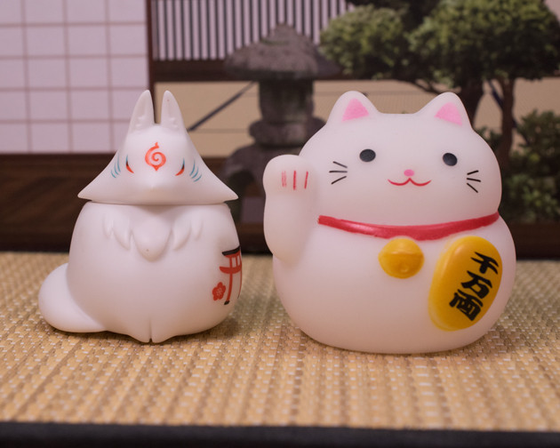 ちょこんとレビュー SO-TA カプセルトイ「電脳大工 ソフビ丸狐～外伝