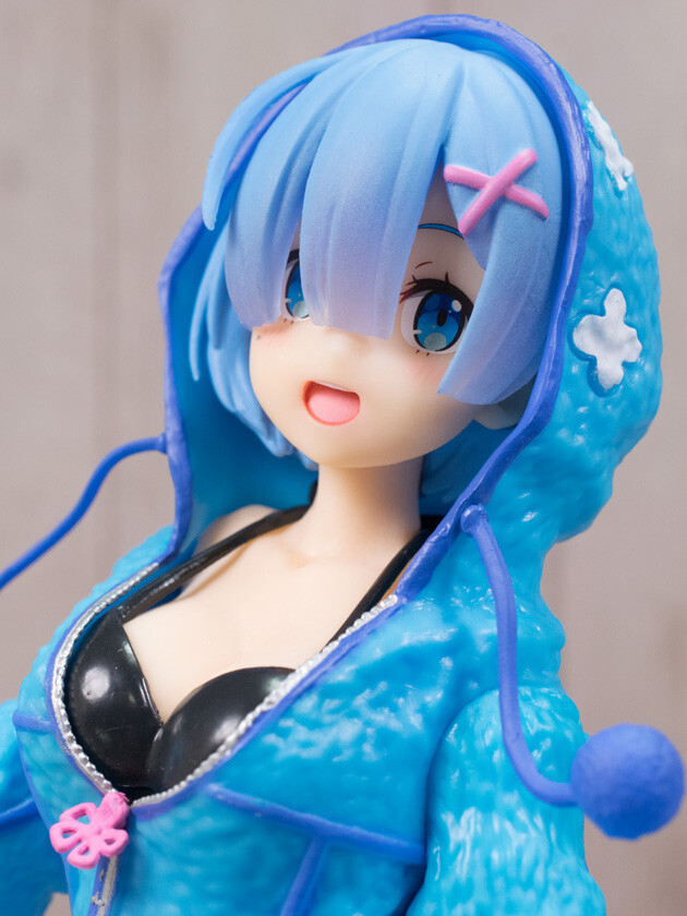 リゼロ』レムフィギュアは、もこもこパーカーが鬼かわいい