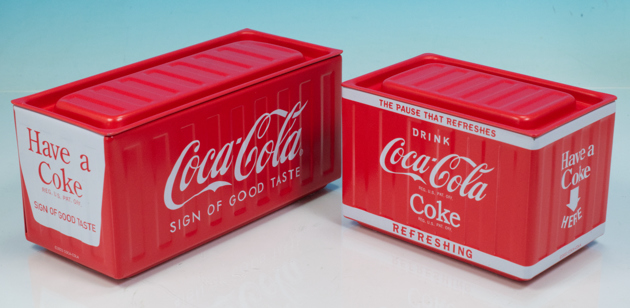 FCRB コカコーラ コンテナ セット 新品未使用 タグ付き♪ FCRB コカコーラ コンテナ 2個セット