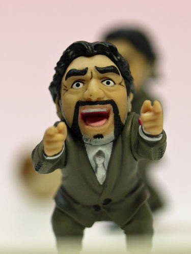 マラドーナ監督のガチャガチャフィギュア : ふぃぎゅる！