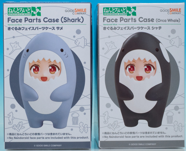 レビュー ねんどろいどもあ きぐるみフェイスパーツケース サメ/シャチ