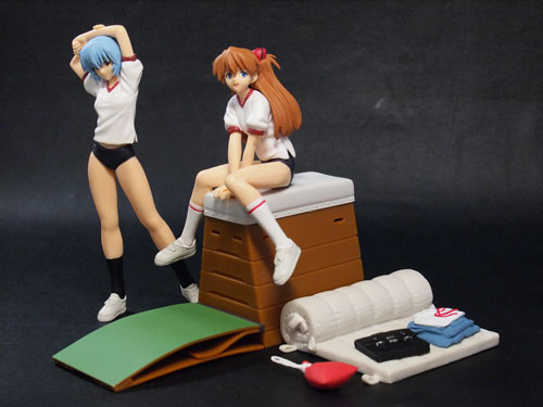 体操服　体育時間　エヴァンゲリオン　そらのいろ みずのいろ　フィギュア 体操服 体育時間 エヴァンゲリオン そらのいろ みずのいろ