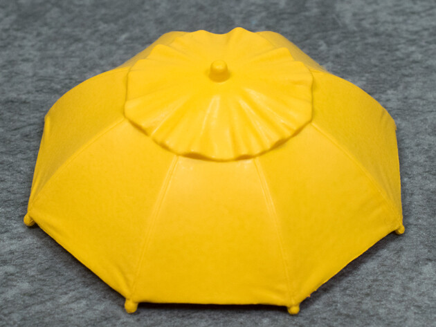 レビュー ガシャポン かぶせられる傘 エール ミニチュアビニール傘 ふぃぎゅる