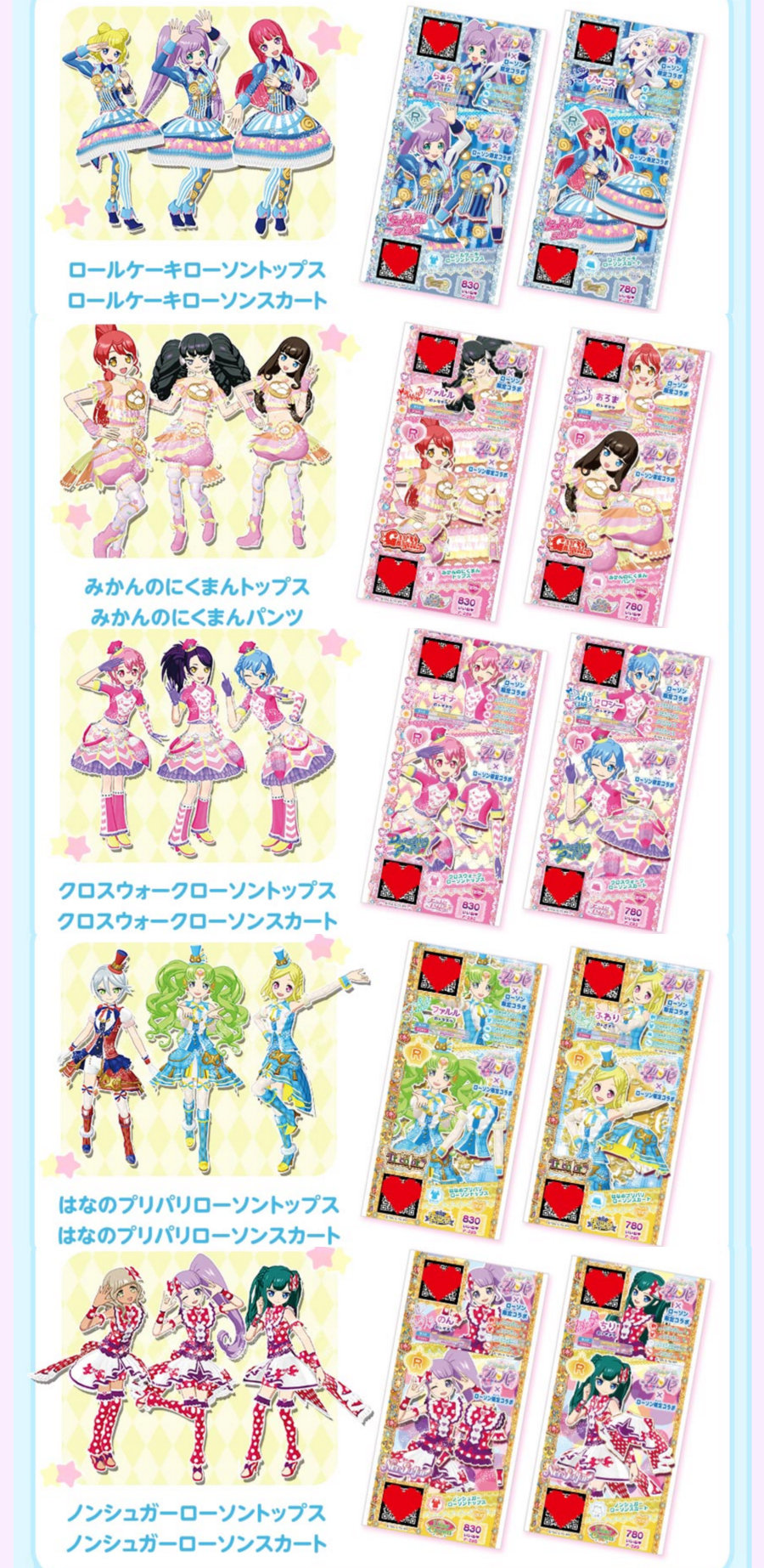 月 火巡回 3 28スタート プリパラローソンコラボ などなど ふぃぎゅる