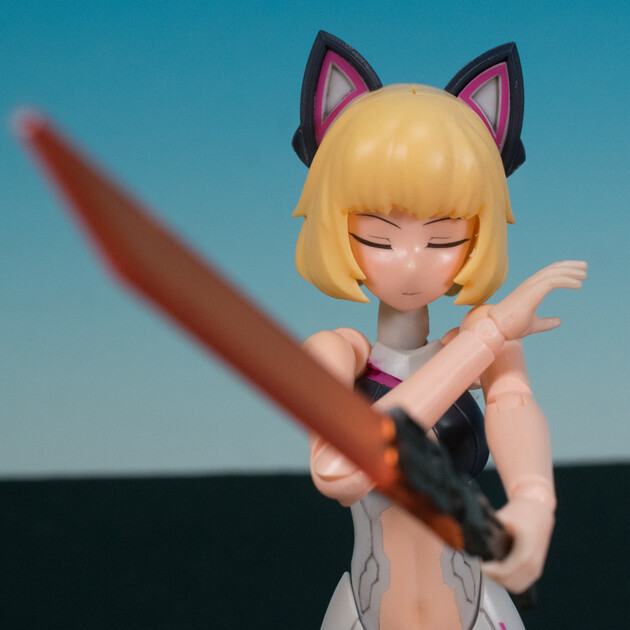 レビュー 中国の美少女可動プラモデル 橘猫工業 C.A.T.-00