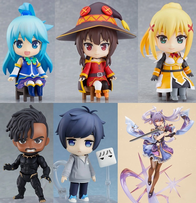 巡回 ねんどろいど すわっちゃお このすば アクア めぐみん ダクネス 予約開始など ふぃぎゅる