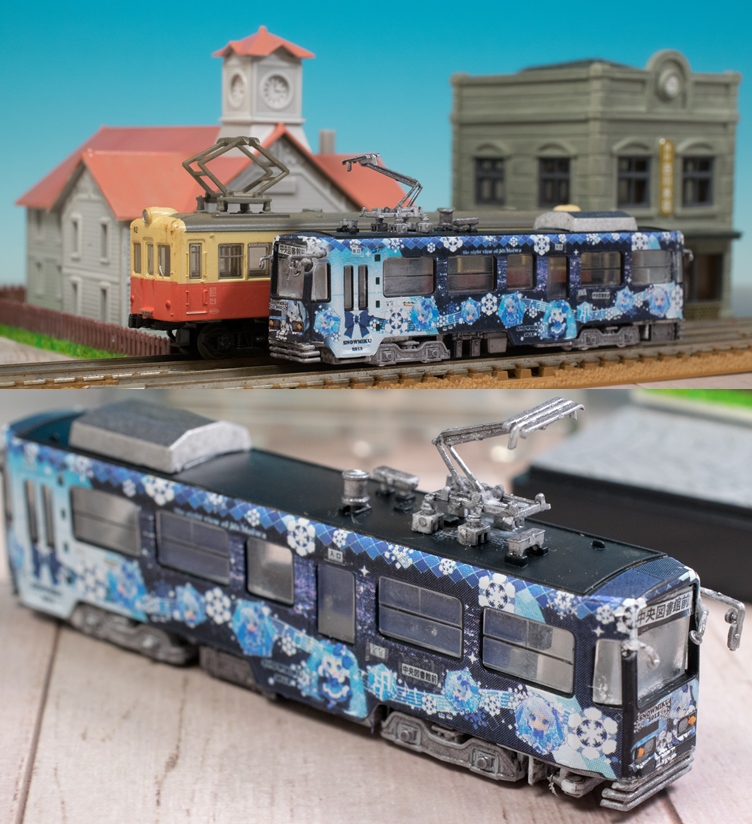 レビュー フジミ模型 1/150 雪ミク電車 2012年モデル+札幌時計台
