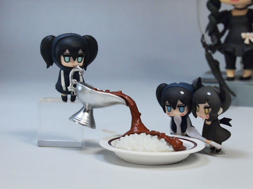 美味しくレビュー ブラックロックシューター カレー＆チャーム