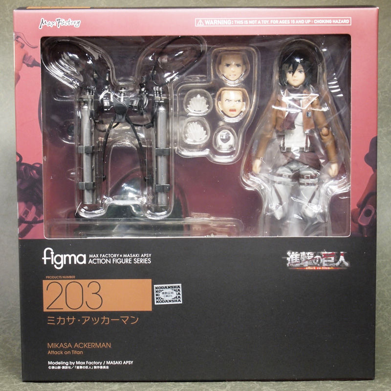 レビュー figma 進撃の巨人 ミカサ・アッカーマン : ふぃぎゅる! レビュー figma 進撃の巨人 ミカサ・アッカーマン : ふぃぎゅる!
