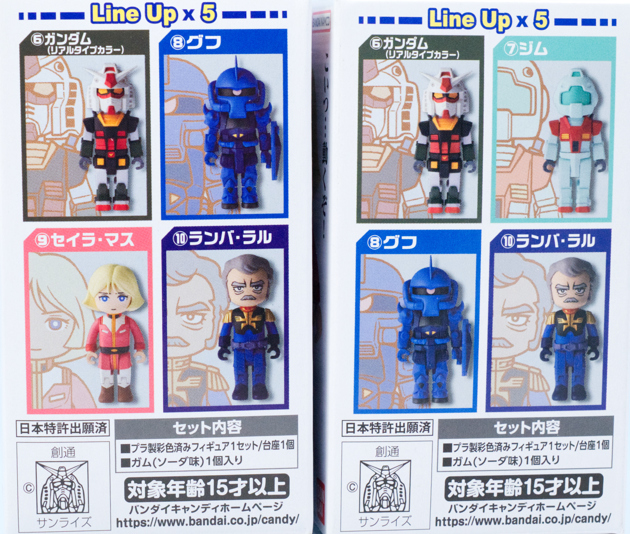 レビュー バンダイ食玩 bitlotガンダム2 ジム＆セイラ : ふぃぎゅる！