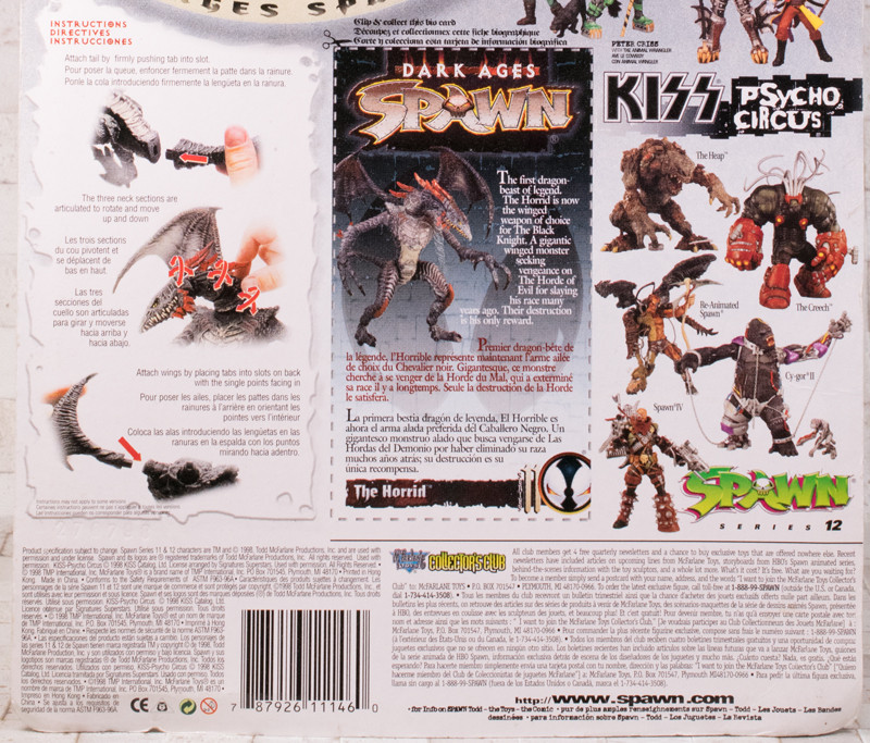 レビュー マクファーレントイズ SPAWN 11 DARK AGES ザ・ホリッド