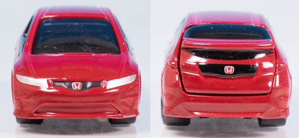 トミカ　シビック　日本製 USED トミカ No.76 ホンダ シビック TYPE R (初回特別仕様