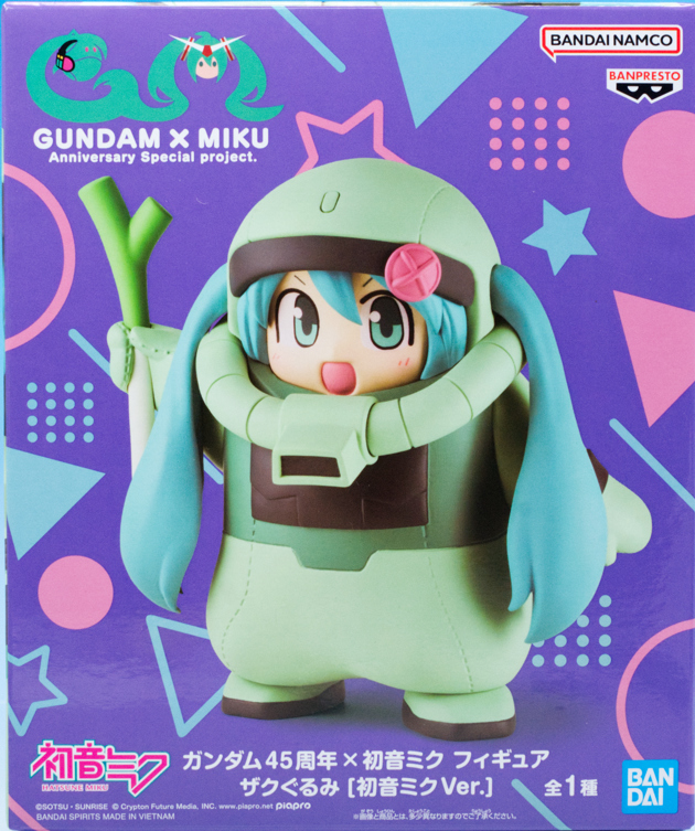 レビュー バンプレスト ガンダム45周年×初音ミク フィギュア ザク