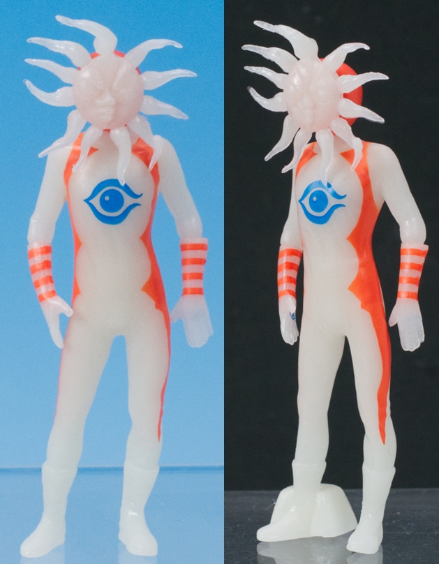 レビュー キタンクラブ タローマン フィギュアマスコット 蓄光カラー