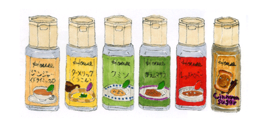 料理イラスト テスト11 レシピブログさんのハウス食品さんのvol 4のスパイスモニター商品 のんびり毎日 日々の暮らしの食卓 いただきますのレシピ 時々 編み物