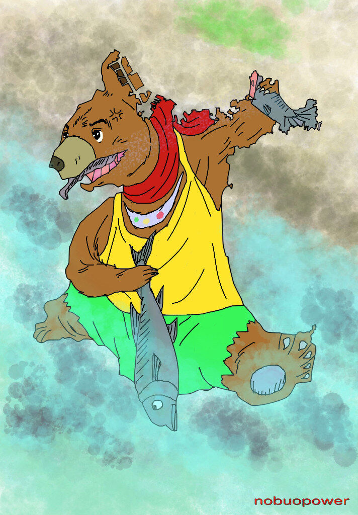 都道府県イラスト 神奈川県をくまちゃんに おまけ写真 Nobuopowerのblog