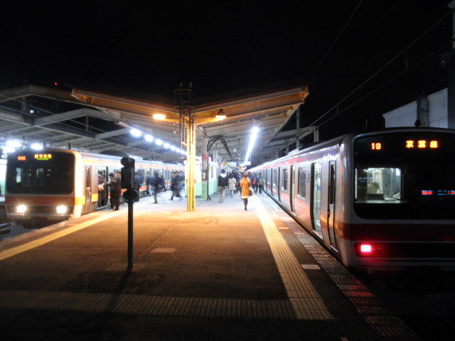 JR E233系5000番台 京葉線 10両フル編成 夜限定 西船橋 行き-