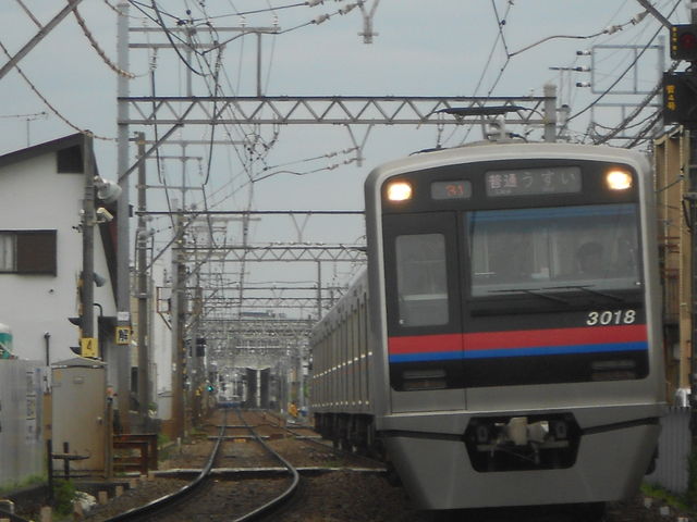 京成本線で撮る京急の特別塗装車 2016 04 08 千葉県トイレ局