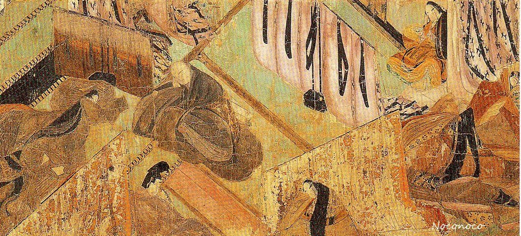 〜巻かない源氏絵巻〜色鉛筆画 巻かない源氏絵巻〜色鉛筆画 絵画