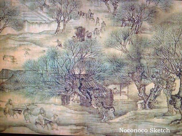 清明上河図 ぬり絵（清明上河図 - Wikipedia）