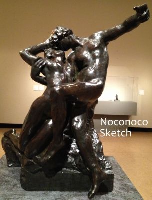 真作保証 ブールデル ブロンズ展覧会出品同作 ロダンとならぶ