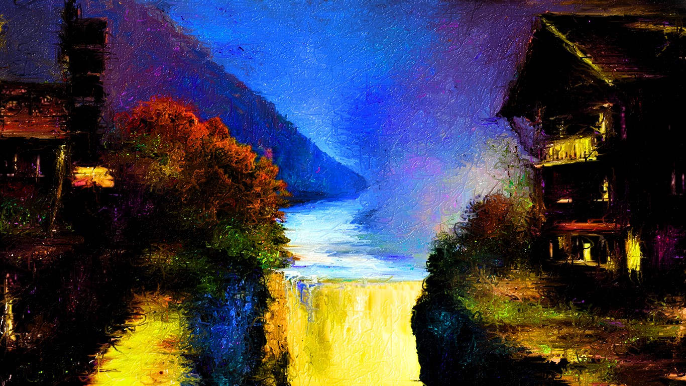 メルヘン風景画 : nodasantaのblog(イラストレーター)