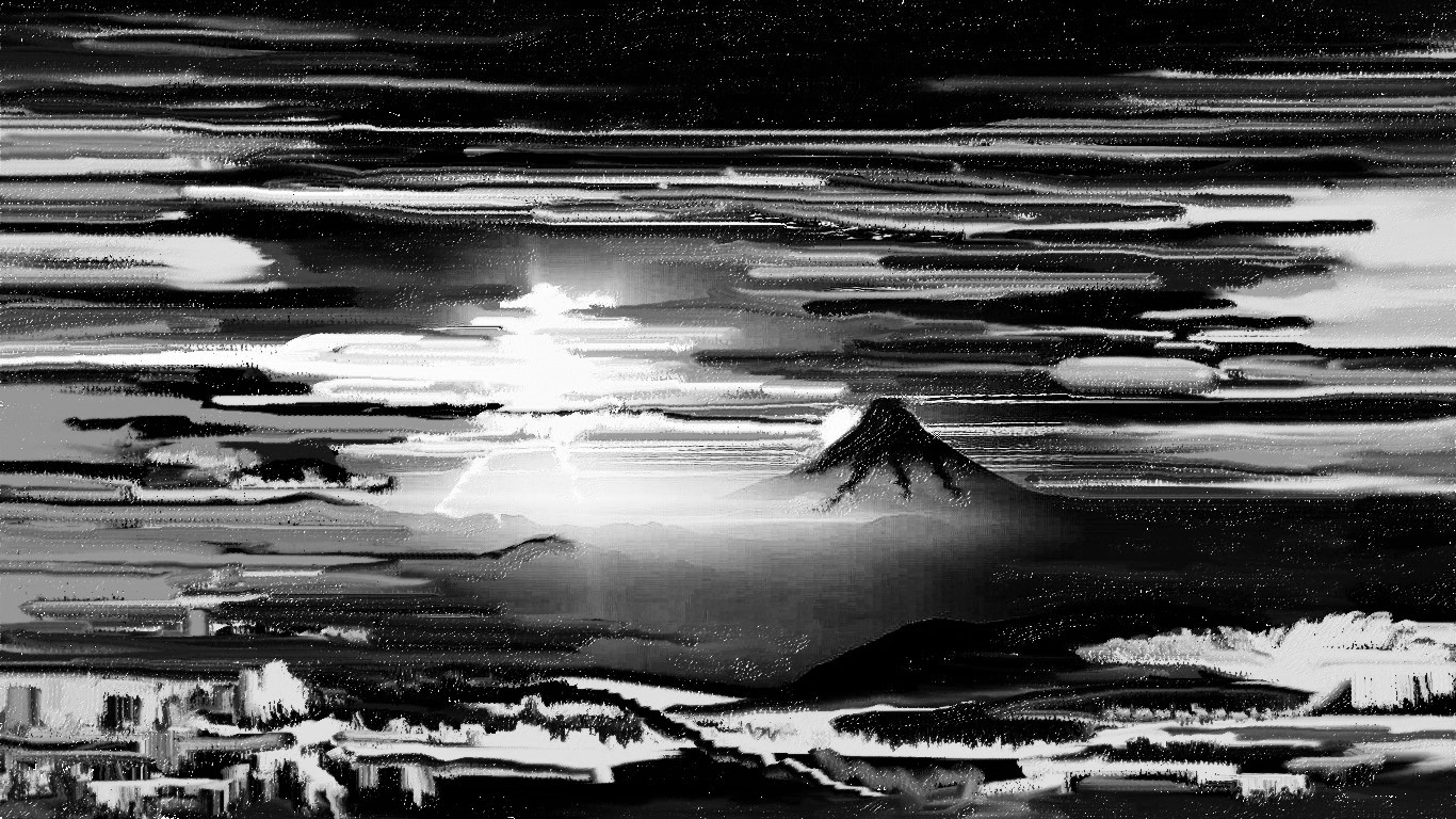 幻想的な富士山の絵 Nodasantaのblog イラストレーター 幻想的な富士山の絵 Nodasantaのblog イラストレーター