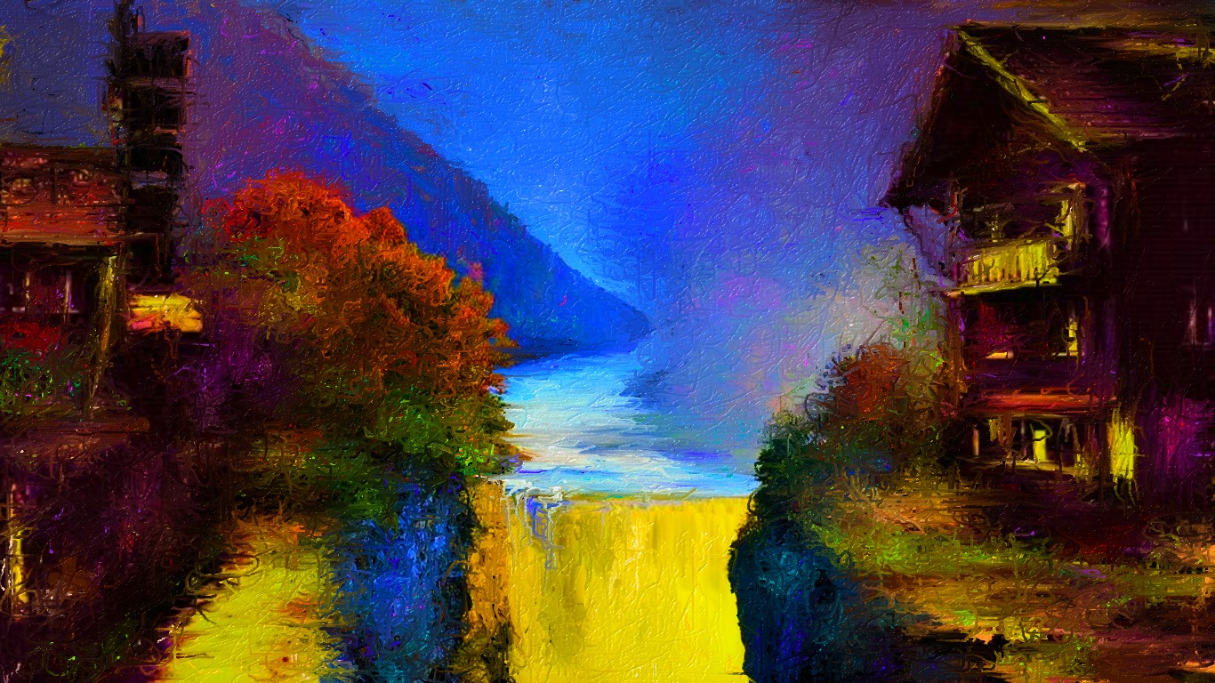 メルヘン風景画 : nodasantaのblog(イラストレーター)