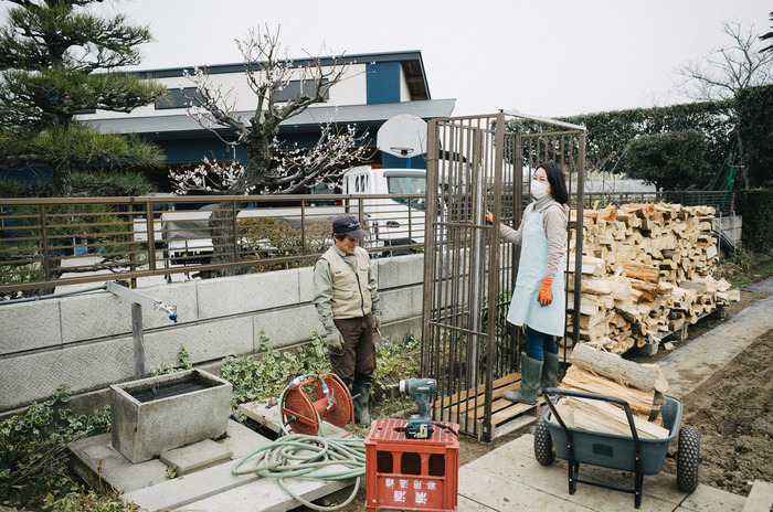 来シーズンは乾燥薪の販売ができそう