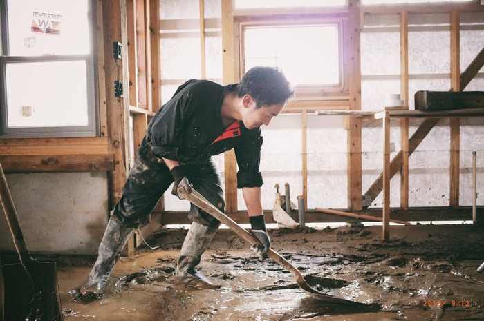 鬼怒川氾濫。洪水被害からの復興 その1