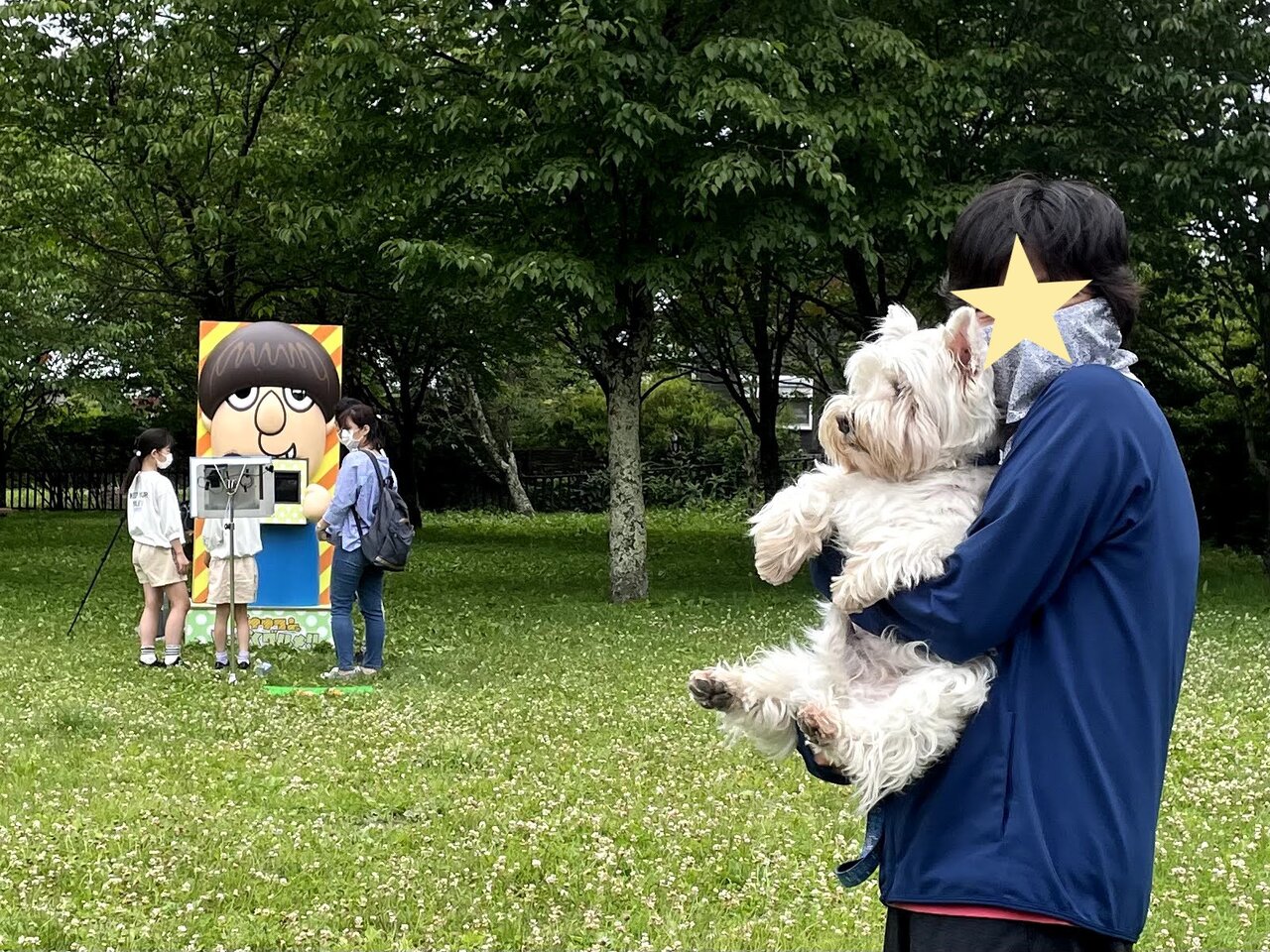 梅雨の軽井沢 白犬まみれ生活