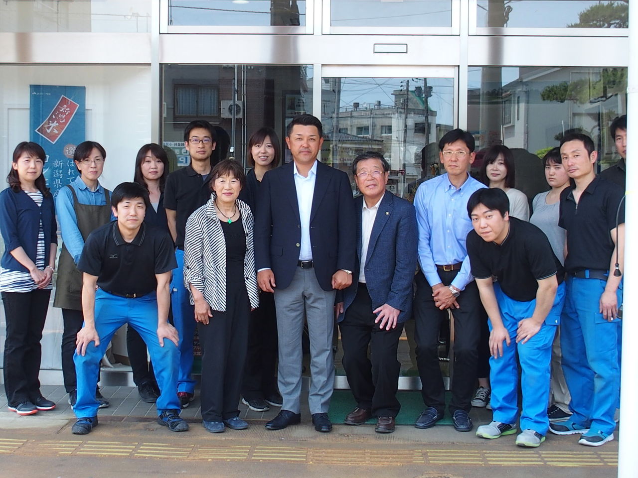 中日前監督 谷繁様ご来店 のがみ通信6月号掲載 お知らせ 野上米穀