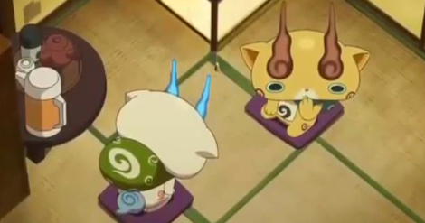 妖怪ウォッチ アニメ74話 クロがきた ようかいひみつきち