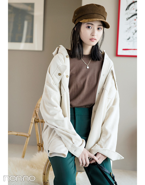 【乃木坂46】前髪あげても綺麗…！遠藤さくらの『non-no』最新コーデの様子がこちら！！！