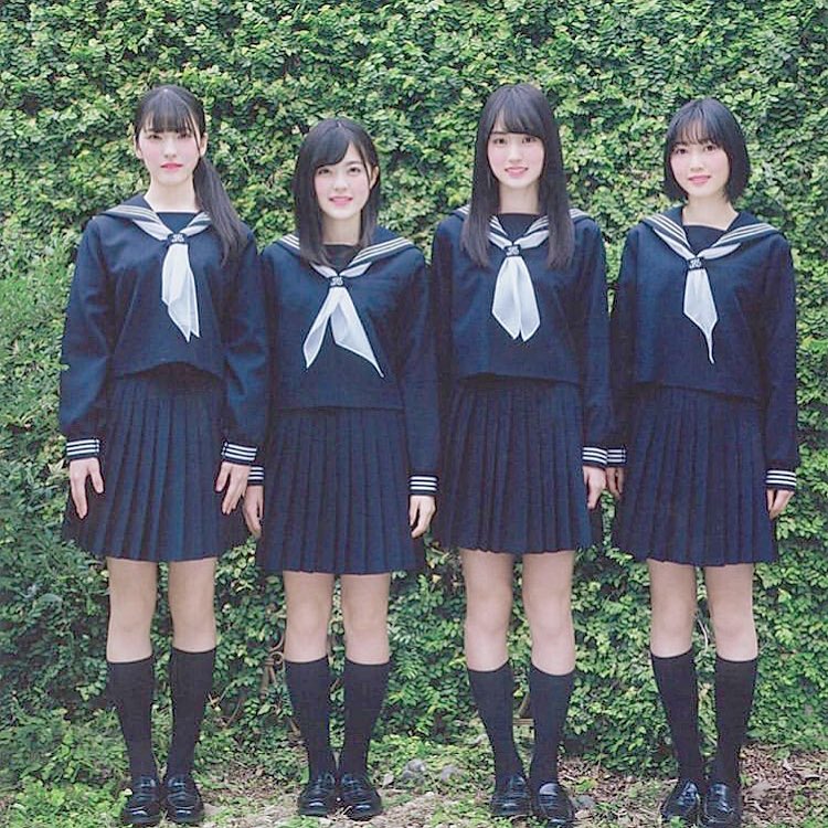 乃木坂46】4期生『スタイル&頭身バランス比較画像』がこちら