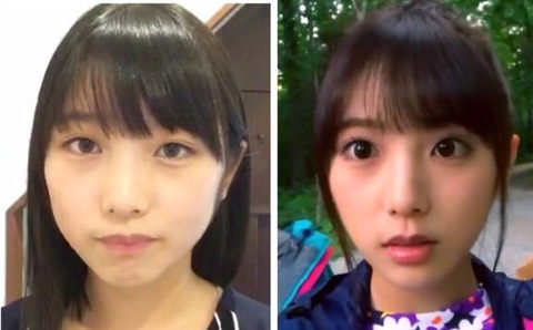 整形 メイク 乃木坂46 与田祐希 過去の画像と比べると疑惑が 乃木速