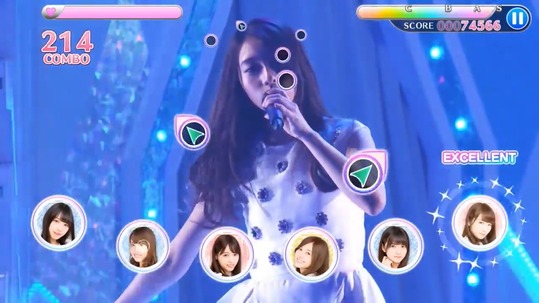 【乃木坂46】奥行き方式の譜面かぁ!ゲームアプリ『乃木坂46リズムフェスティバル』PVを公開!!