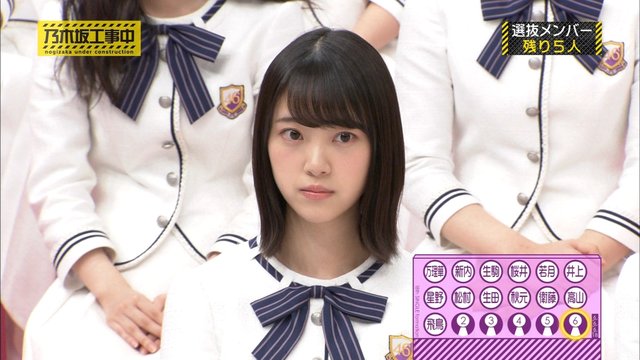 乃木坂工事中 18thシングル選抜メンバー発表 堀未央奈 6番 12福神 ２年前の夏に選抜落ちをして沢山のことを学んだ もっと頑張りたいと思います 乃木坂46まとめ 乃木坂メモリーズ