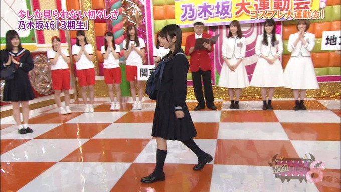 NOGIBINGO8 コスプレ大運動会 山下美月VS与田祐希 (21)
