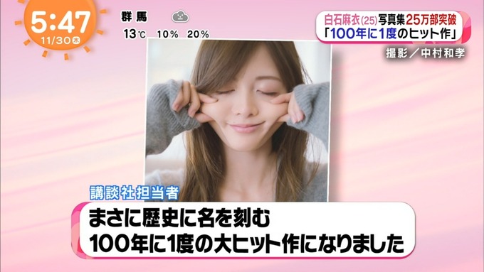 30 めざましテレビ 白石麻衣 写真集 (13)