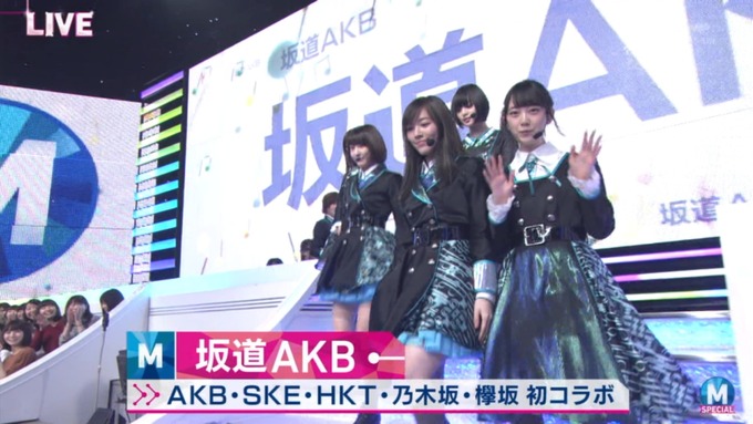 Mステ　坂道AKB (6)